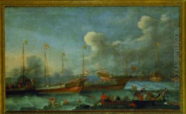 The Battle Of Lepanto: Two by Jan Peeters