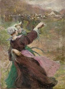 Les Danceuses Bretonnes by Jean-Bertrand Pegot-Ogier