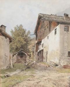 Altes Bauernhaus by Eduard Peithner Von Lichtenfels