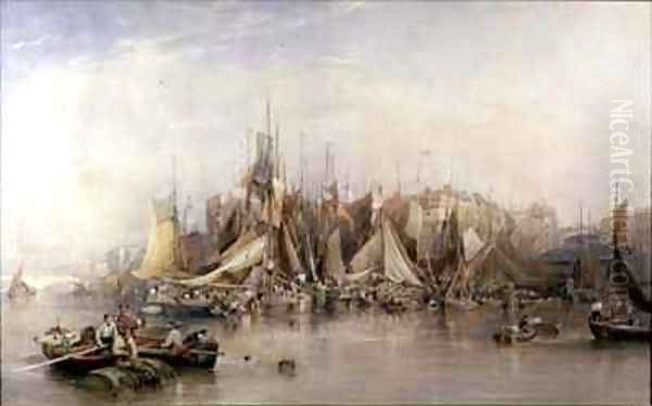 Billingsgate First Day of Oysters Early Morning - view 1