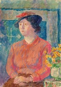 Portret P. Wandy P. Z Kaczencami by Leonard Pekalski