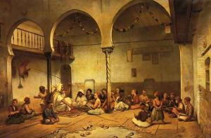A Moorish School by Auguste de Pinelli