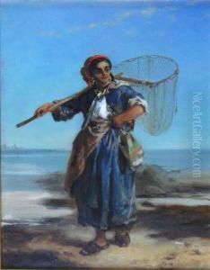 Washerwoman Of Alicante by Thomas Kent Pelham