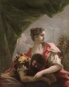 Samson And Delilah by Giovanni Antonio Pellegrini