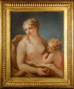 Venus Et L'amour by Giovanni Antonio Pellegrini