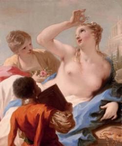 Bathsheba At Her Toilet by Giovanni Antonio Pellegrini