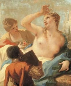 The Bath Of Bathsheba by Giovanni Antonio Pellegrini