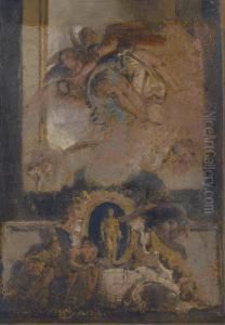 A Bozetto For A Wall Panel A Bozetto For A Wall Panel