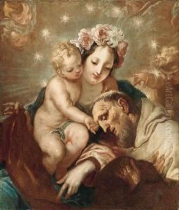 The Madonna And Child Appearing To A Monk The Madonna And Child Appearing To A Monk