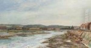 A Harbour Scene by Pierre Jacques Pelletier
