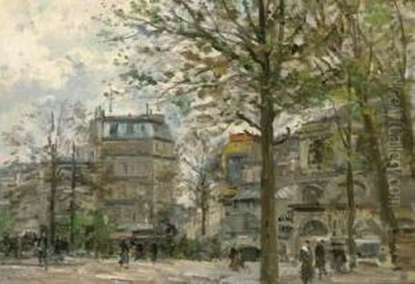 A Parisian Boulevard - view 1