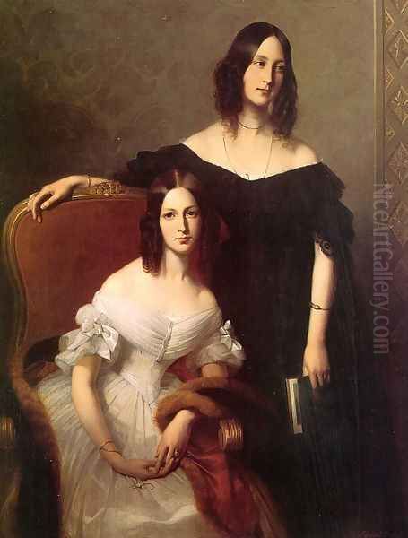 Portrait of Two Sisters 1840 - view 1