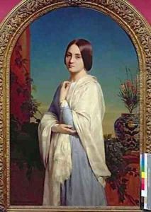 Madame Edouard Dubufe 1822-55 by Edouard Louis Dubufe