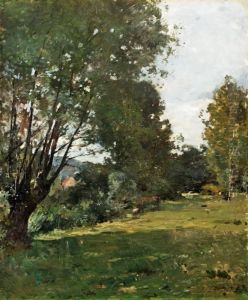 Franskt Landskap by Leon Germain Pelouse