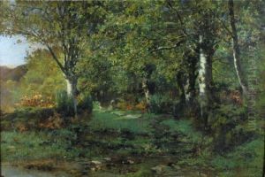 "paisaje Con Arboles" by Leon Germain Pelouse