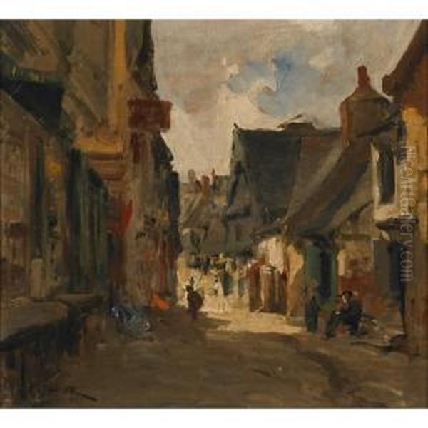 Une Rue De Vitre, Bretagne - view 1