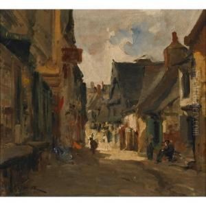 Une Rue De Vitre, Bretagne