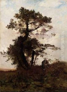 Paesaggio Con Alberi by Leon Germain Pelouse