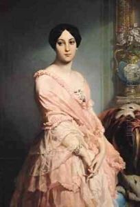 Portrait of Madame F by Edouard Louis Dubufe
