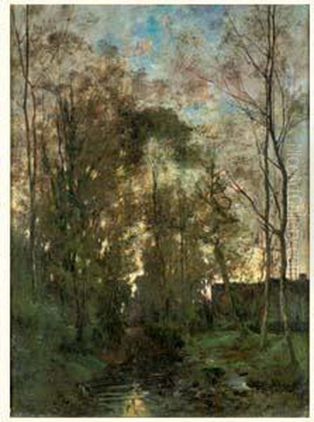 Bords De Riviere Au Crepuscule - view 1