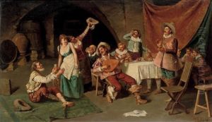 Merriment In The Tavern by Francesco Peluso
