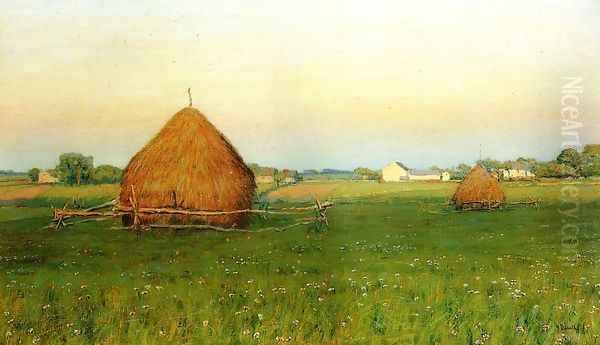 Landscape with Haystacks - view 1