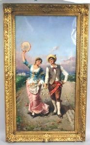 Man And Woman On A Country Road Man And Woman On A Country Road
