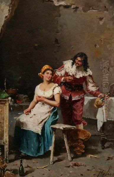 Cavalier And Lady - view 1
