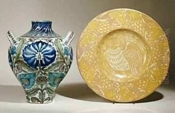 A Large Baluster Vase in the Isnik Style - view 1