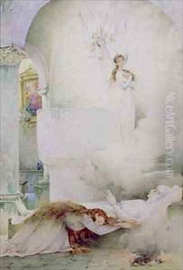 The Death of the Virgin by Edouard-Marie-Guillaume Dubufe