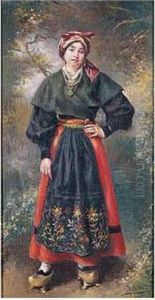 Gallega Con Traje Tradicional