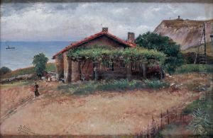 Paisaje De Algorta by Maximino Pena Munoz
