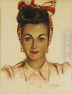 Mujer Con Panuelo by Rafael Penagos Zalabardo