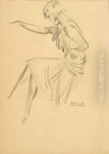 Boceto De Mujer by Rafael Penagos Zalabardo