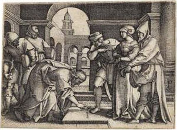 Christus Und Die Ehebrecherin - view 1