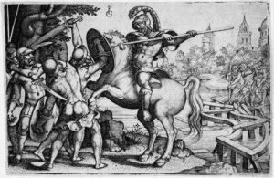 Horatius Cocles Verteidigt Die Brucke