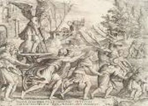 Pencz, Georg. The Triumph Of Time by Georg Pencz