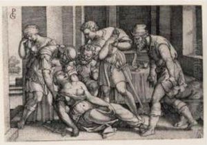The Suicide Of Lucretia (b. 79; Holl.131)