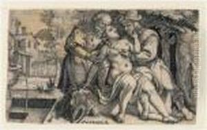Susanna And The Elders (b. 26; Holl. 19)