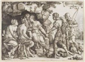 Thetis And Cheiron (holl.119; Landau 78)