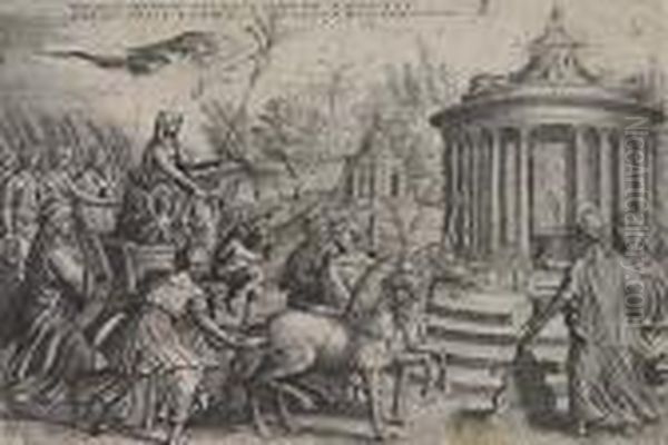 Two Engravings.
The Triumph Of Chastity - view 1