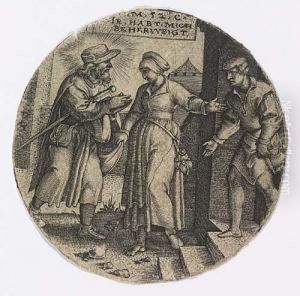 Two Engravings. by Georg Pencz