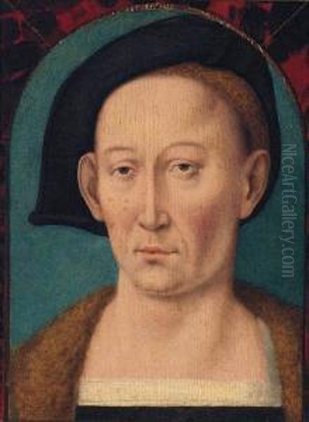 Portrait Of A Gentleman, Bust-length, In A Black Cap - view 1