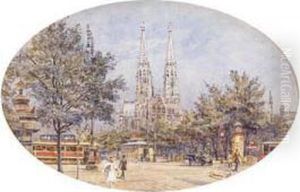 Die Votivkirche Amschottenring by Erwin Pendl
