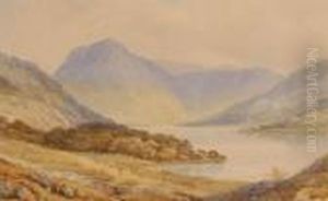 Extensive Mountainlake Scene by Aaron Edwin Penley