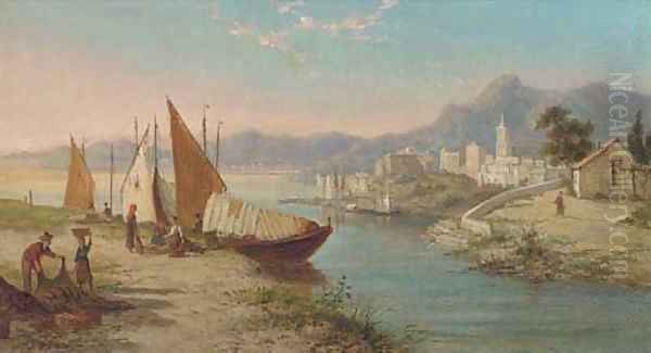 Unloading the catch, Cuttero, Italy - view 1