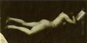 Ensemble De Deux Photographies Montees Sur Carton, Vers 1890