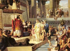 Solomon And The Queen Of Sheba by Giovanni Demin