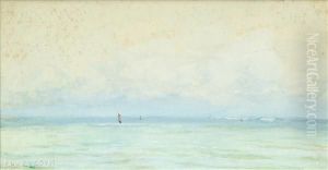 Coastal Scene Watercolour by Arthur Douglas Peppercorn