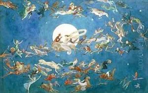 A Dance around the Moon by Charles Altamont Doyle
